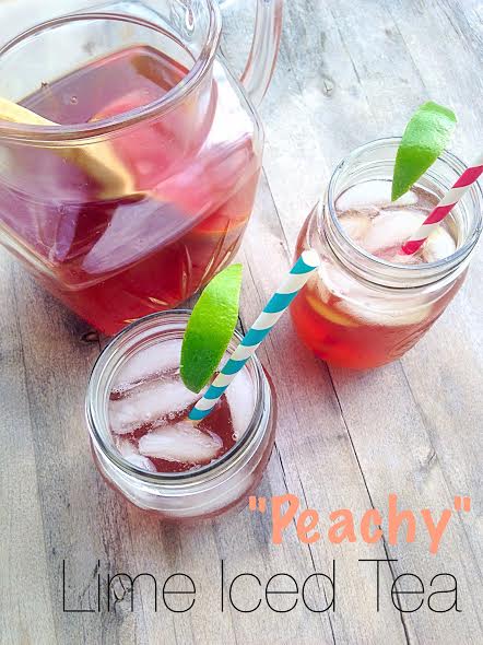 Peachy Lime Iced Tea 1