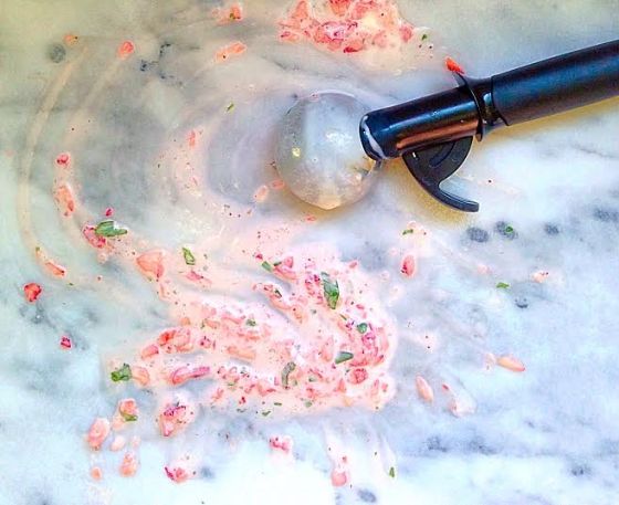 Strawberry Basil Ice Cream 6